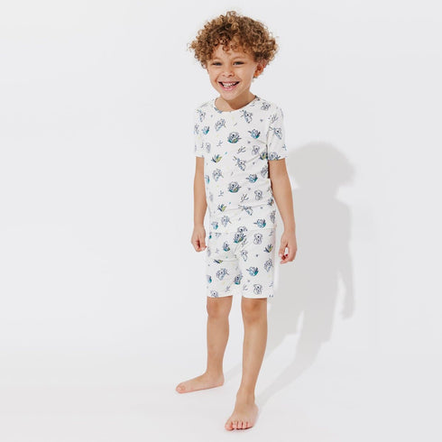 koala-bamboo-kids-pajama-short-set-bellabu-bear - Sophia's Style -7